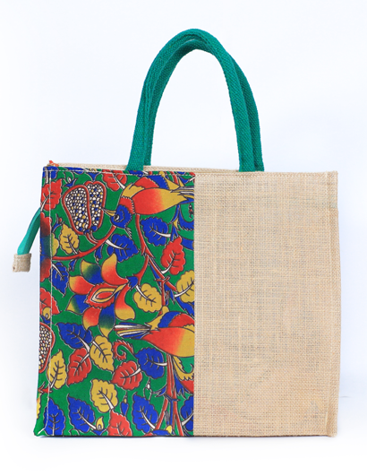 Suryamukhi Hand-painted Mini Handbag/ Sling – New Leaf